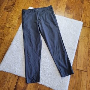 Lululemon ABC Slim Fit Pants Men's 34 Obsidian Gray Golf Chino Warpstreme